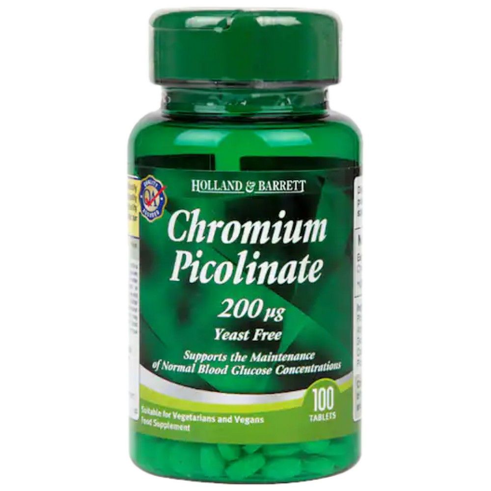 Chromium Picolinate 200 mcg - 250 Таблетки