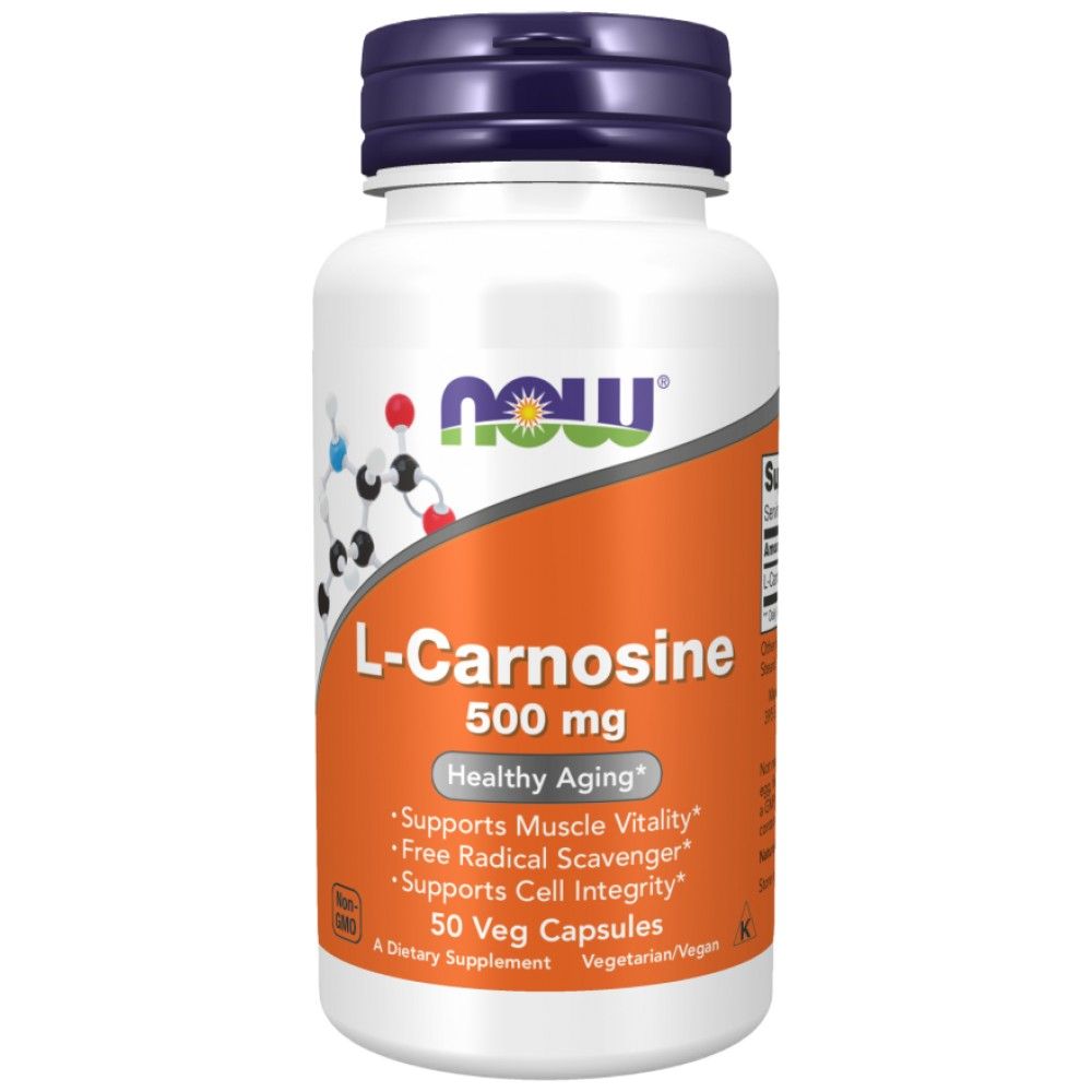 L-Carnosine 500 mg - 50 капсули