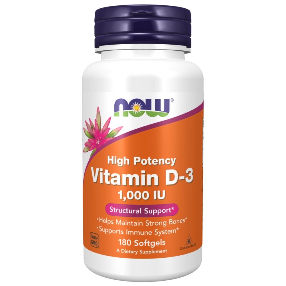 Vitamin D-3 1000 IU - 180 Гел капсули