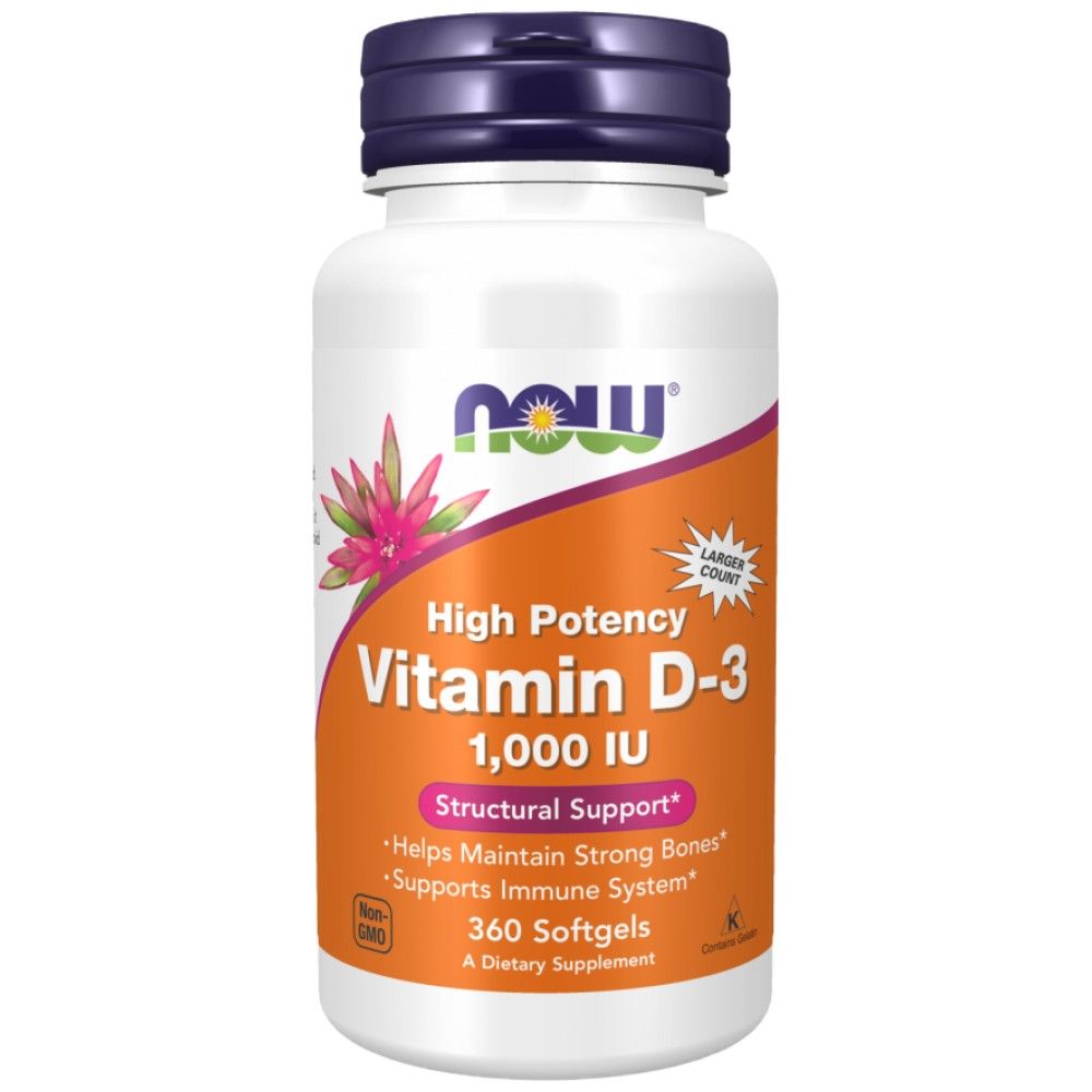 Vitamin D-3 1000 IU - 180 Гел капсули