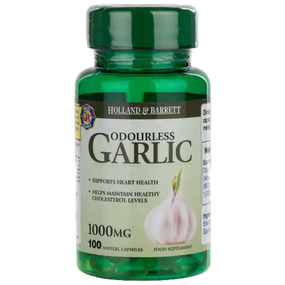 Odourless Garlic 1000 mg - 100 Гел капсули