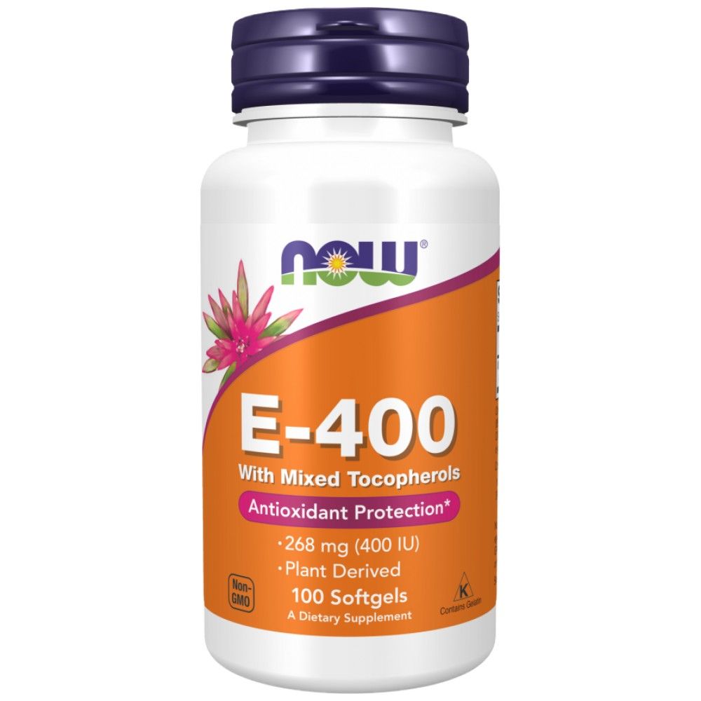 Vitamin E-400 IU D-Alpha - 250 Гел капсули