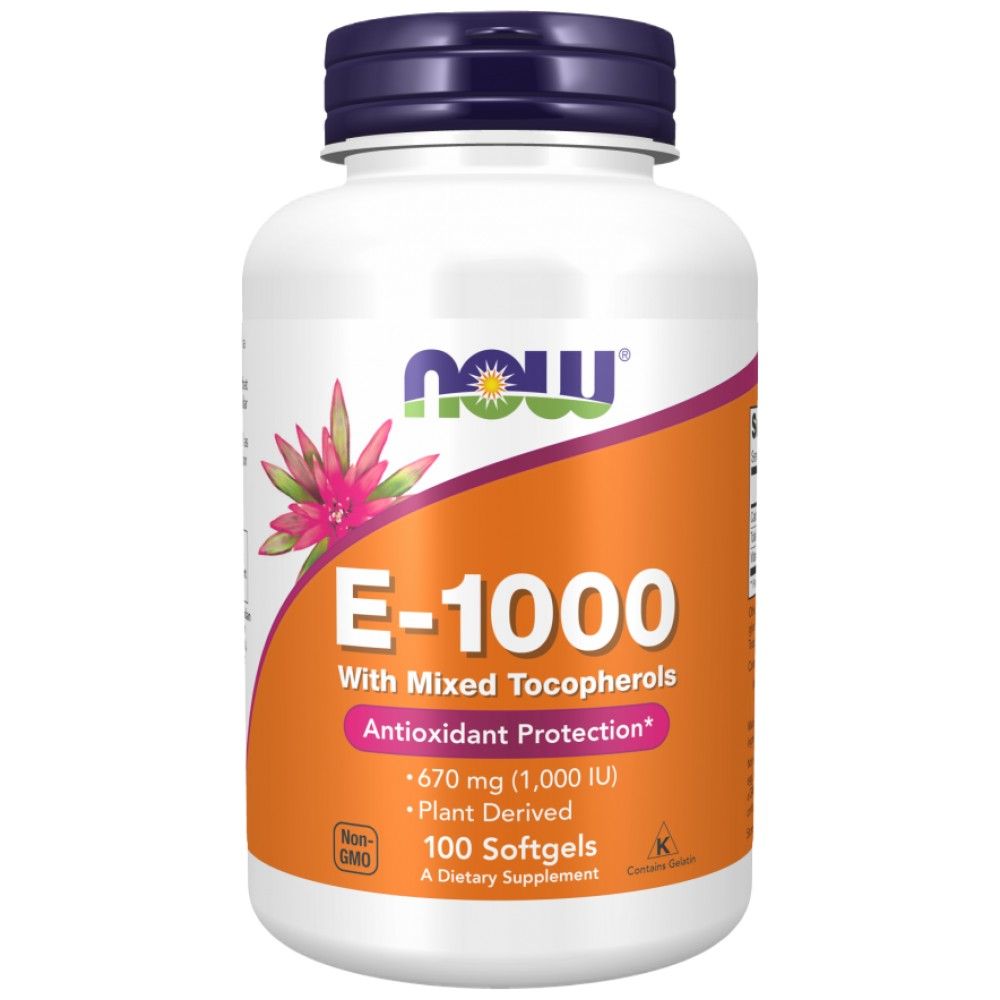 Vitamin E-1000 Natural - 50 Гел капсули