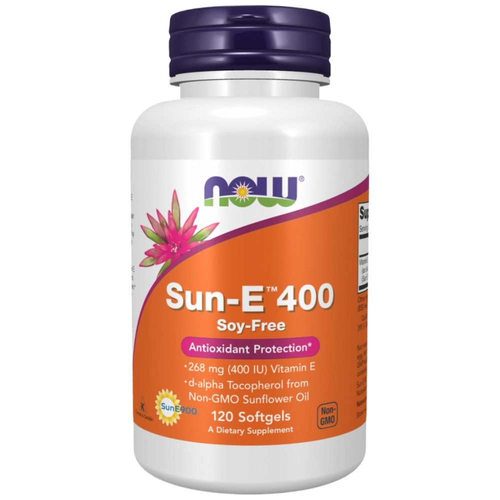 Vitamin Е / Sun-E 400 IU - 120 Гел капсули