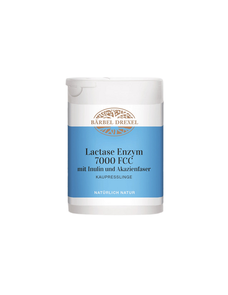 Lactase Enzym 7000 FCC mit Inulin und Akazienfaser/ Лактазен ензим, 75 дъвчащи таблетки Bärbel Drexel - Feel You