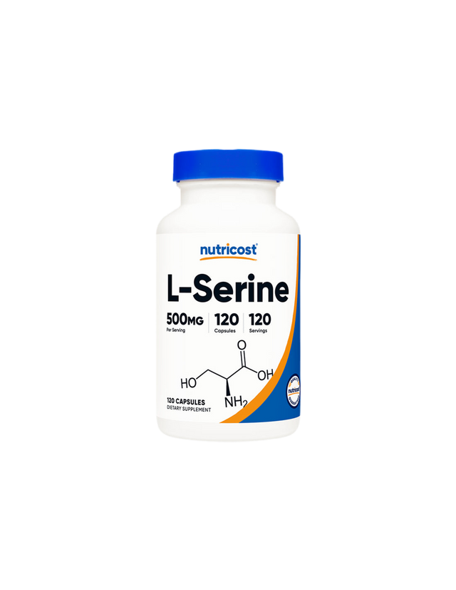 Памет и концентрация - Л-Серин (L-Serine), 500 mg/120 капсули Nutricost - Feel You