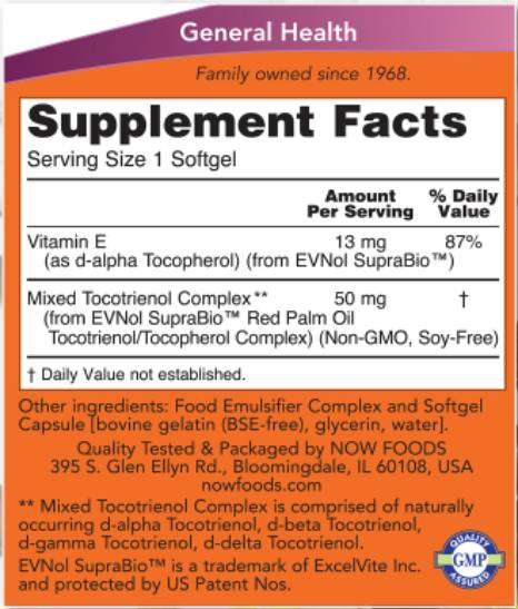 Red Palm Tocotrienols 50 mg - 60 capsule de gel