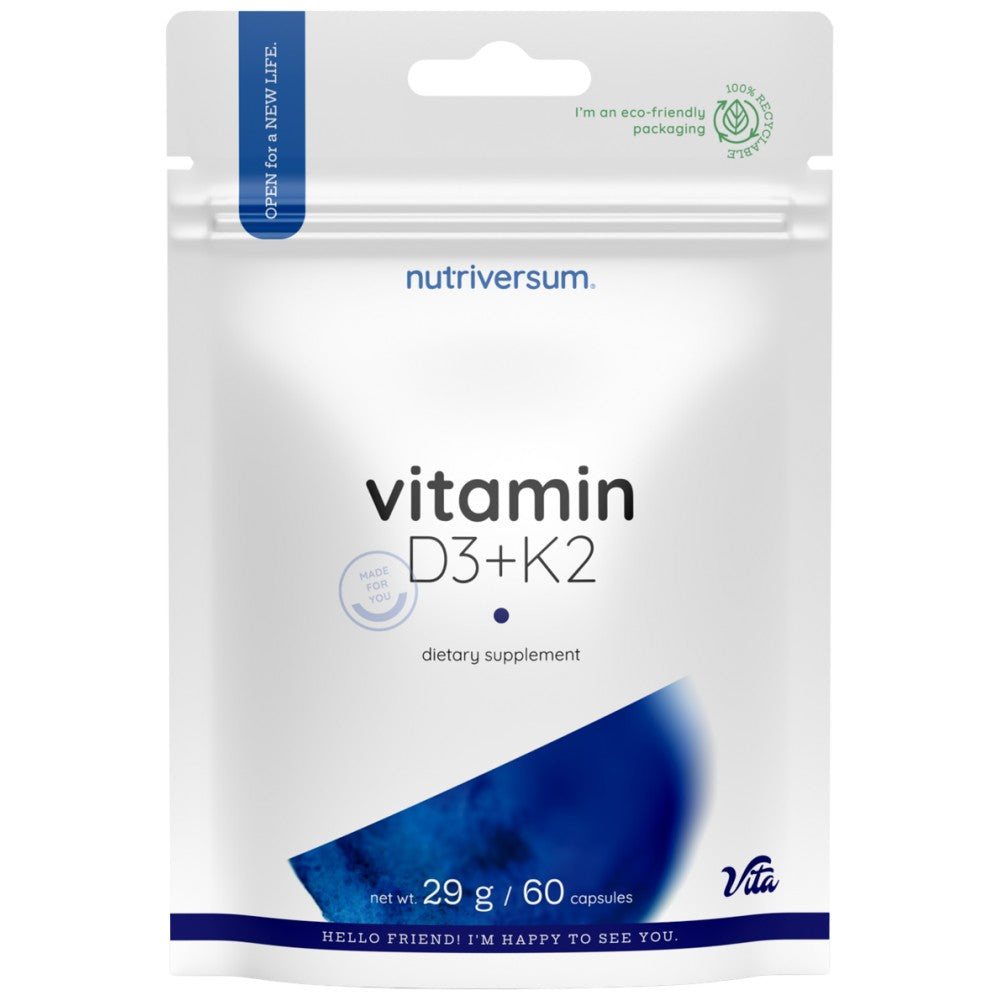 D3 + K2 Vitamin 60 капсули