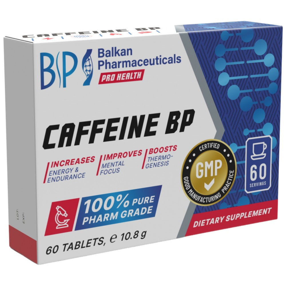 Cofeină BP 100 mg - 60 tablete