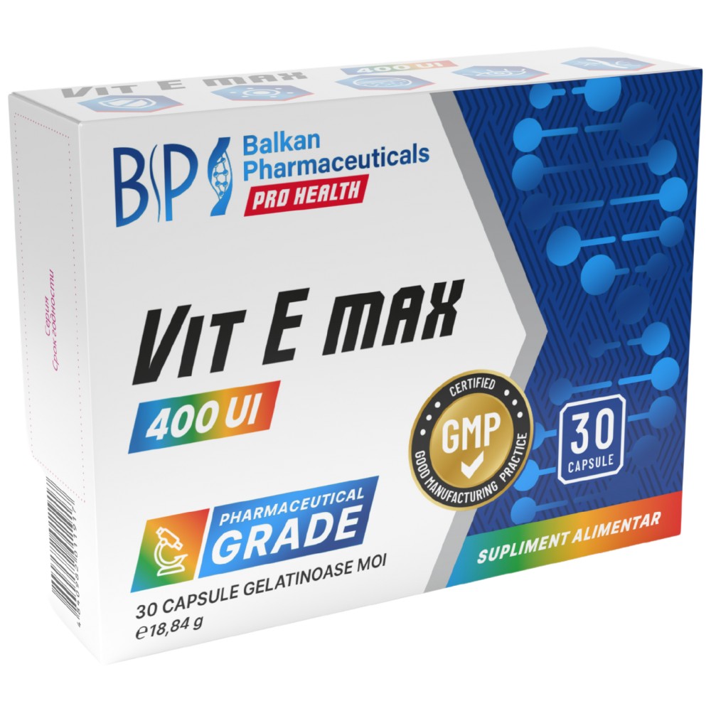 Vit E Max 400 IU - 30 капсули