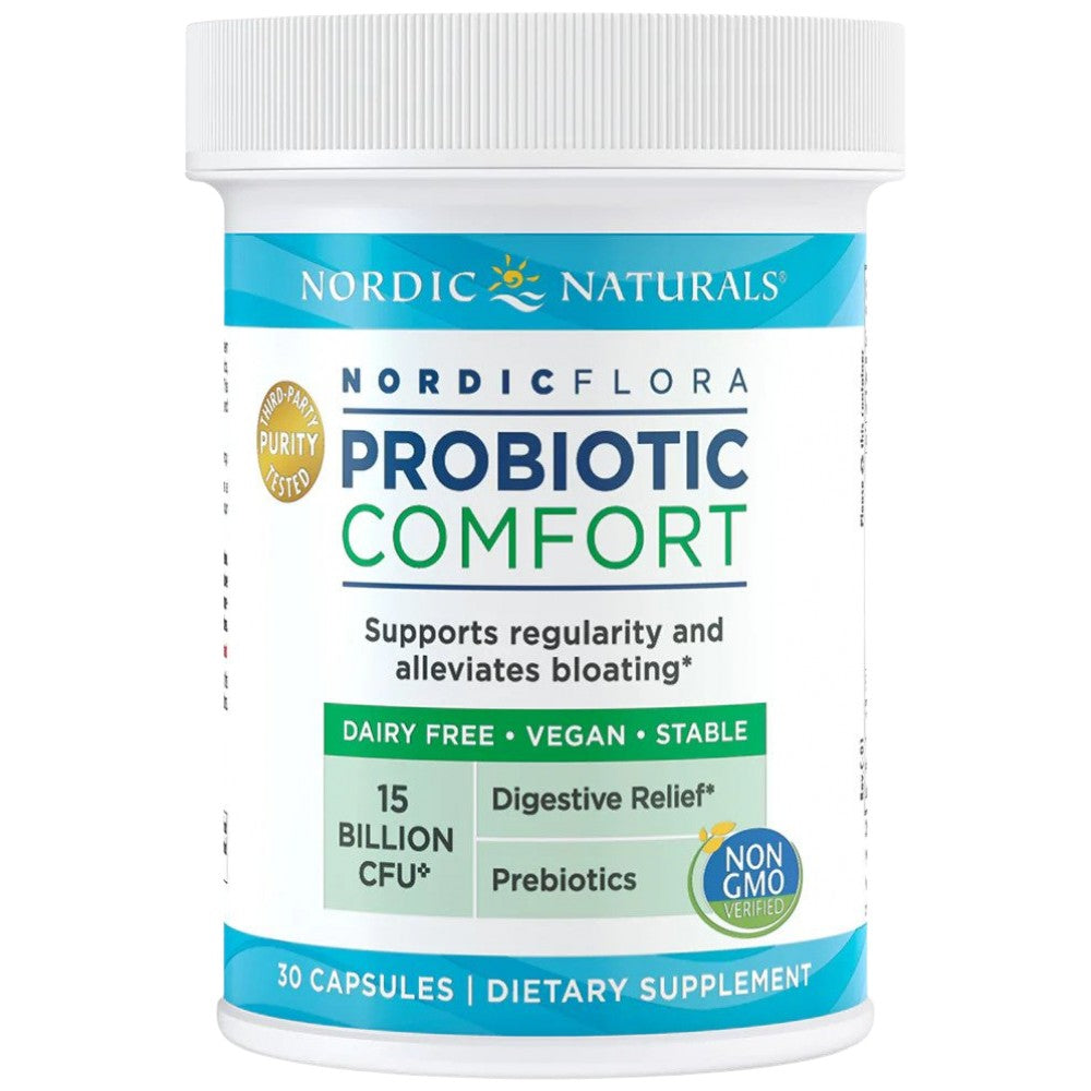 Nordic Flora Probiotic Comfort | 15 δισεκατομμύρια ενεργά κύτταρα - 30 κάψουλες gel