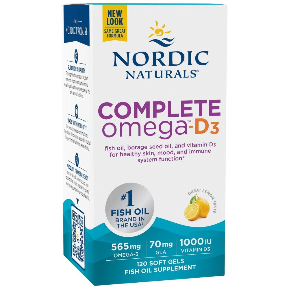 Complete Omega-D3 565 mg - 120 Гел капсули