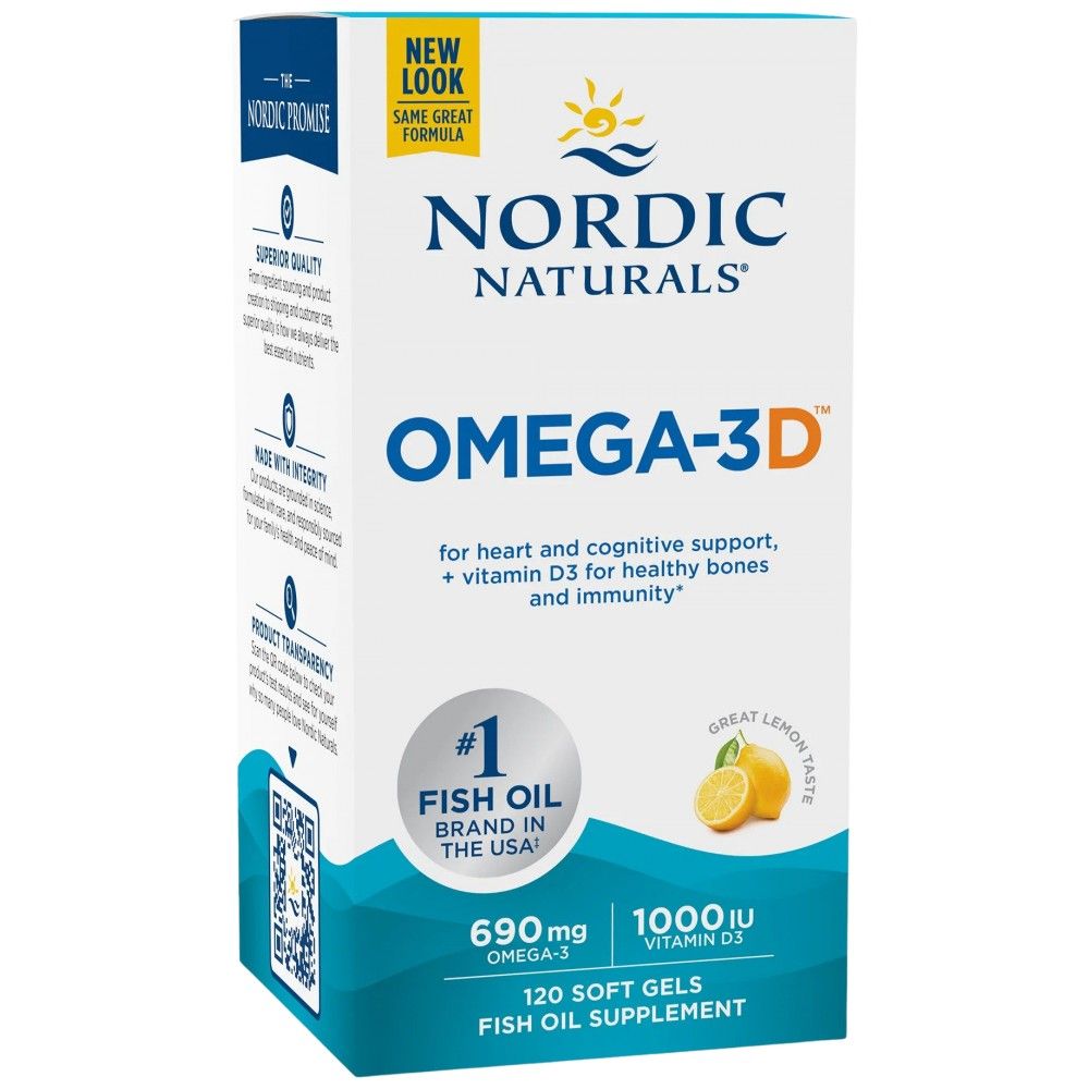 Omega-3D 690 mg - 120 Гел капсули