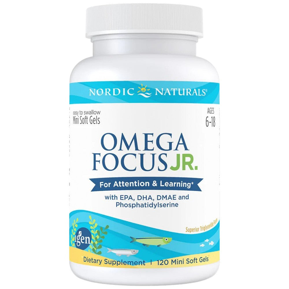 Omega Focus Junior - 120 capsule de gel