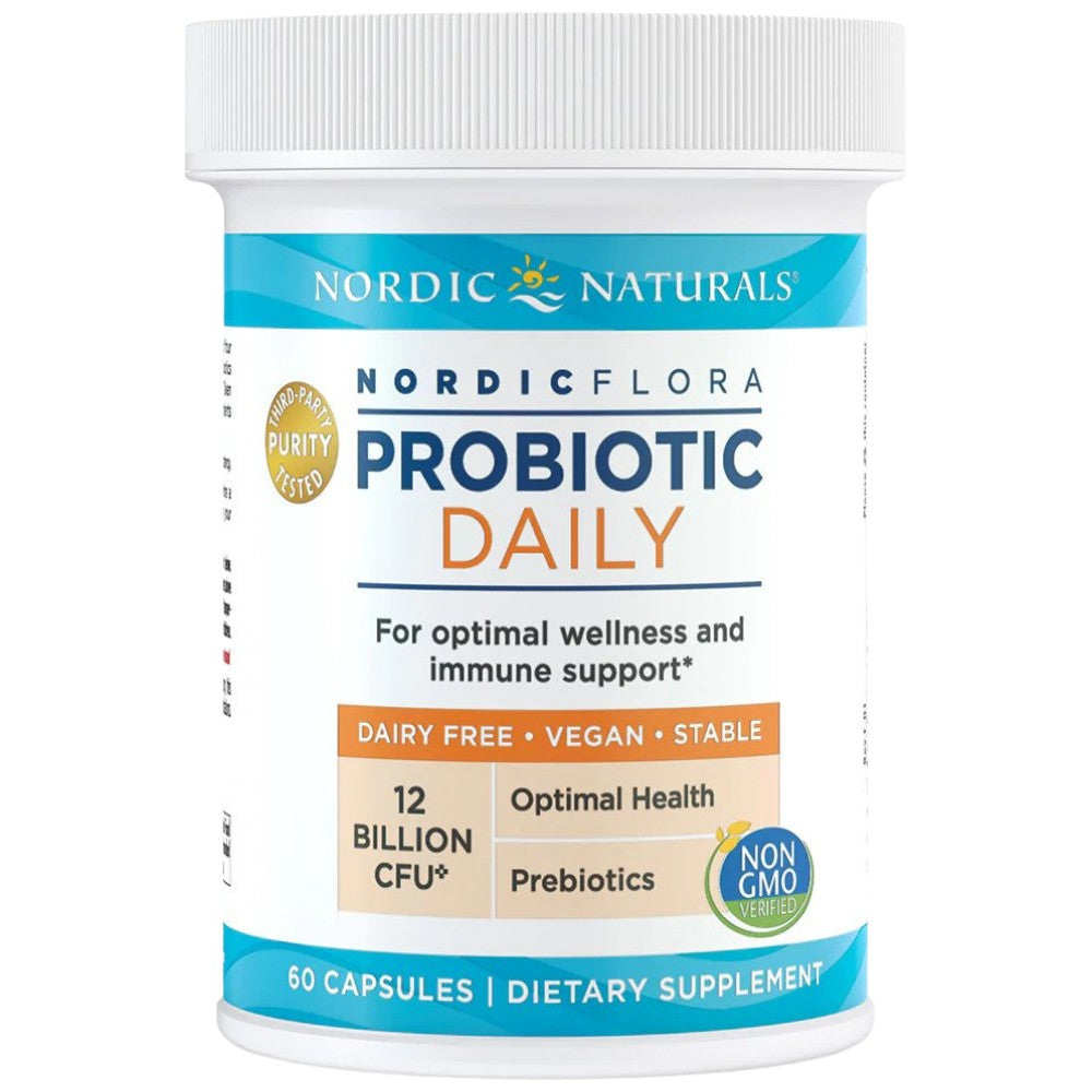 Nordic Flora Probiotic Daily | 12 δισεκατομμύρια ενεργά κύτταρα - 60 κάψουλες