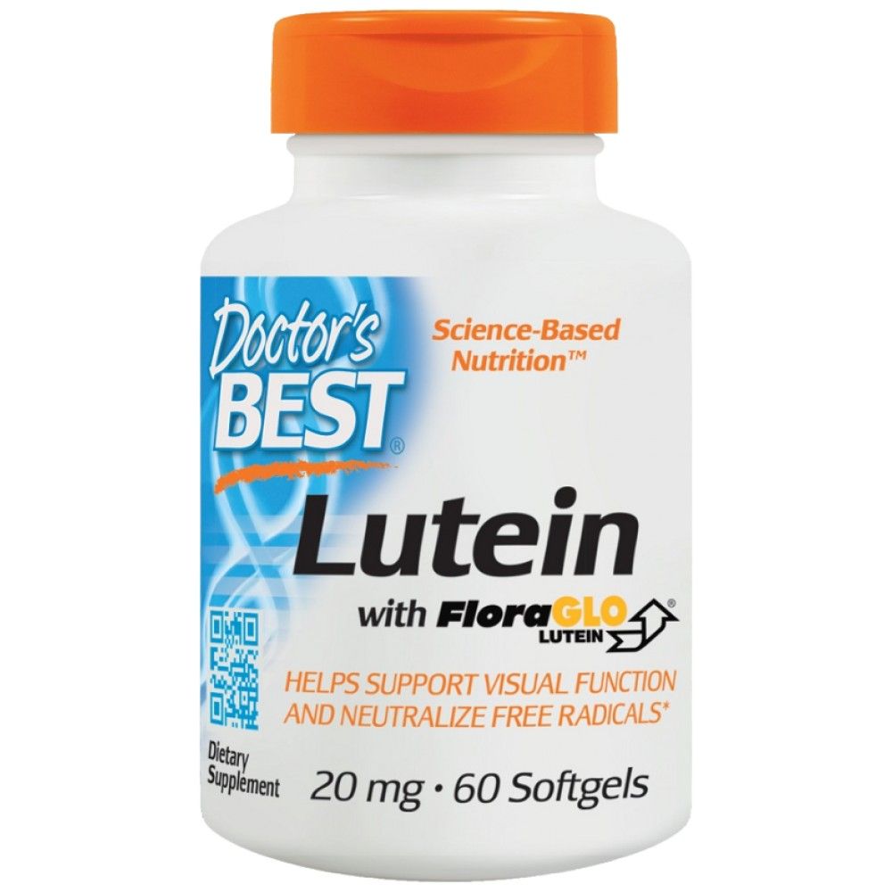 Lutein 20 mg | With FloraGLO - 60 Gel capsules