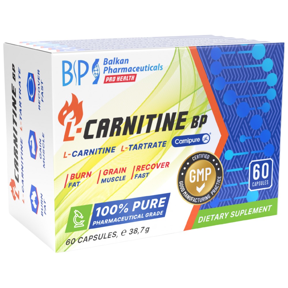 L-Carnitine BP | Carnipure® - 60 капсули