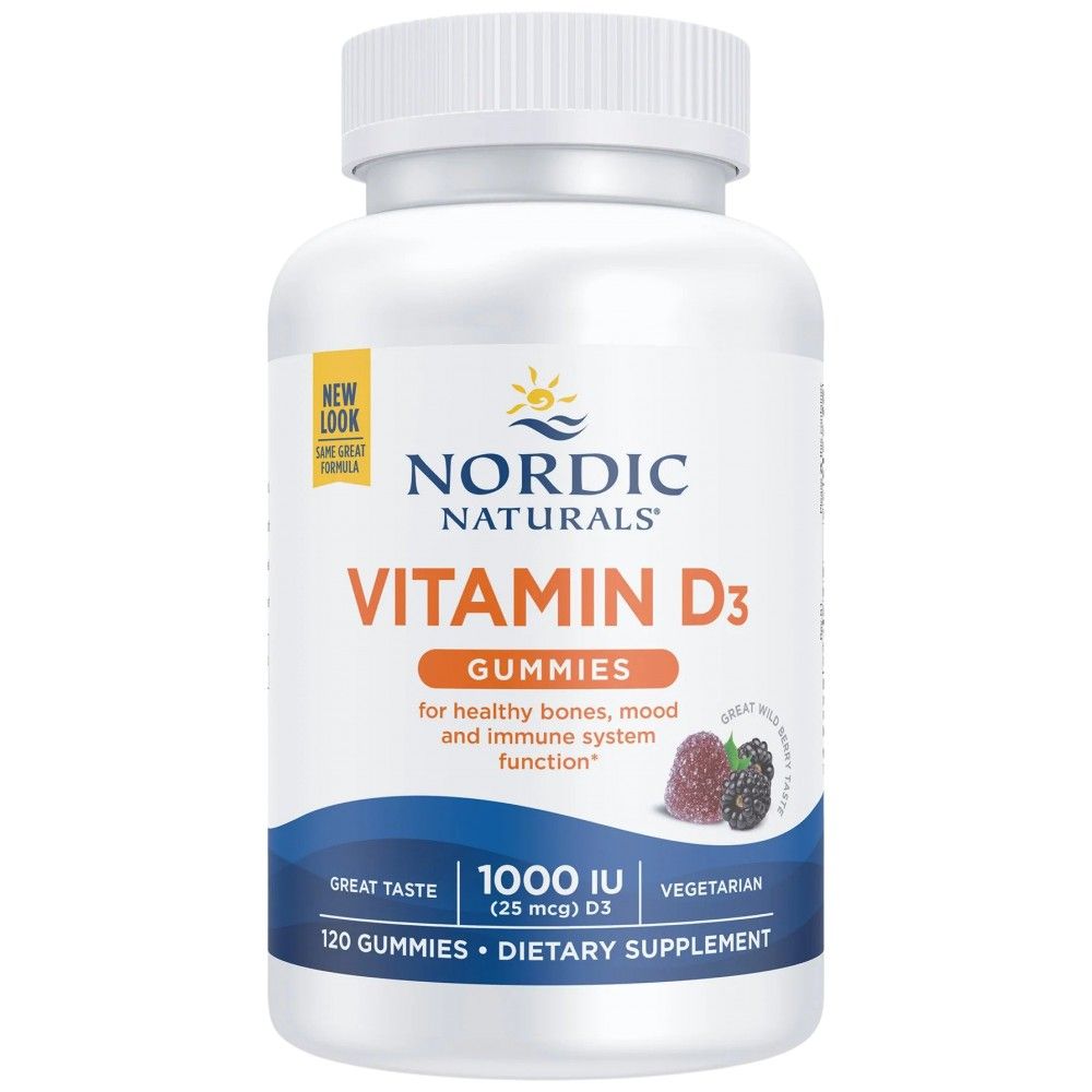 Vitamin D3 Gummies 1000 IU - 120 желирани бонбони