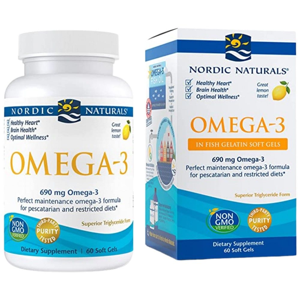 Omega-3 690 mg - 60  Гел капсули