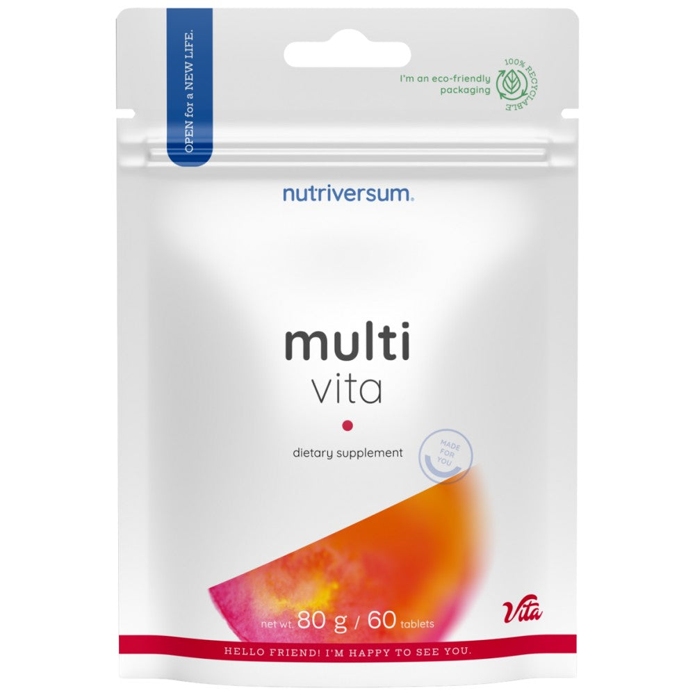 Multi Vita | Complex Multivitamin Formula - 60 Таблетки