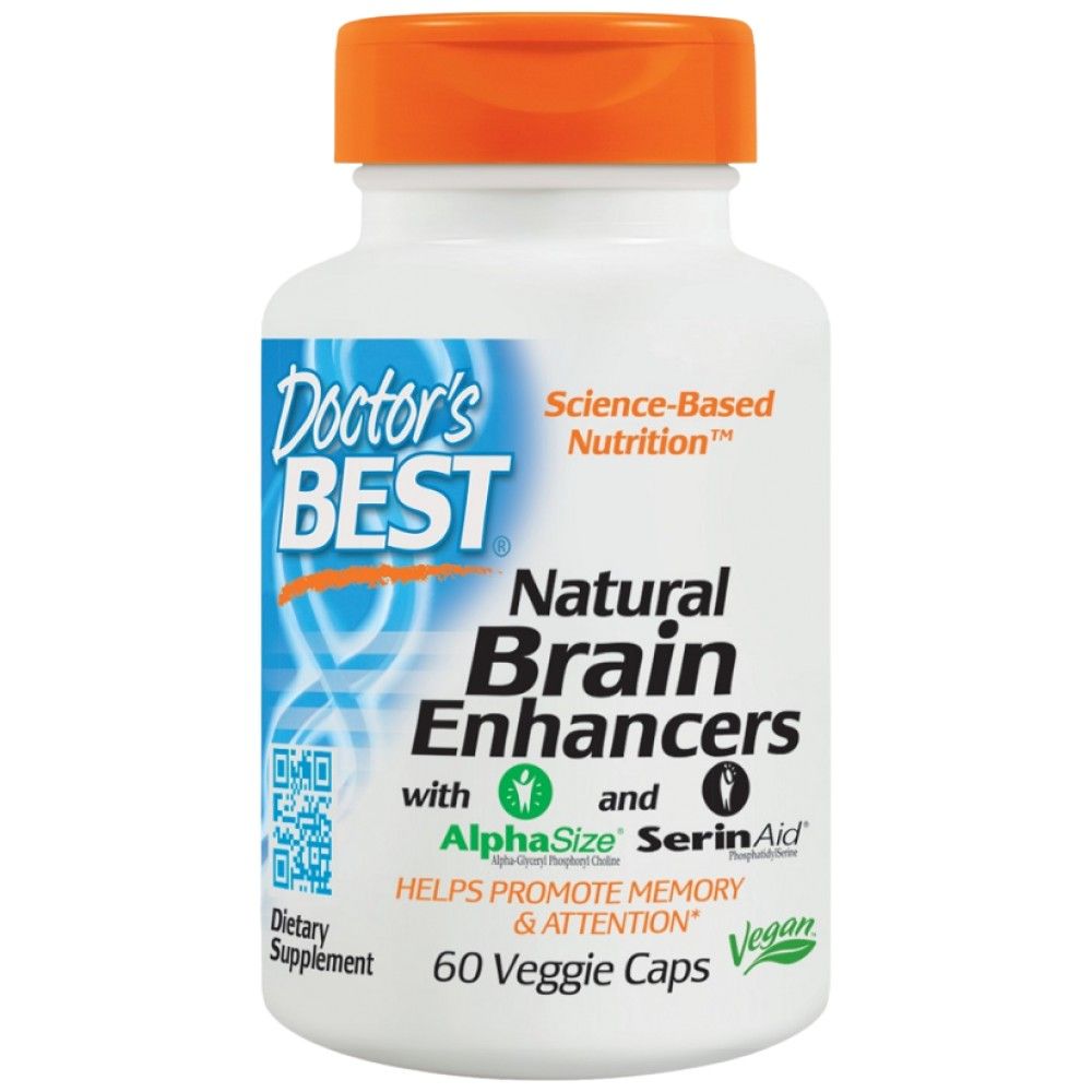 BEST Natural Brain Enhancers - 60 капсули