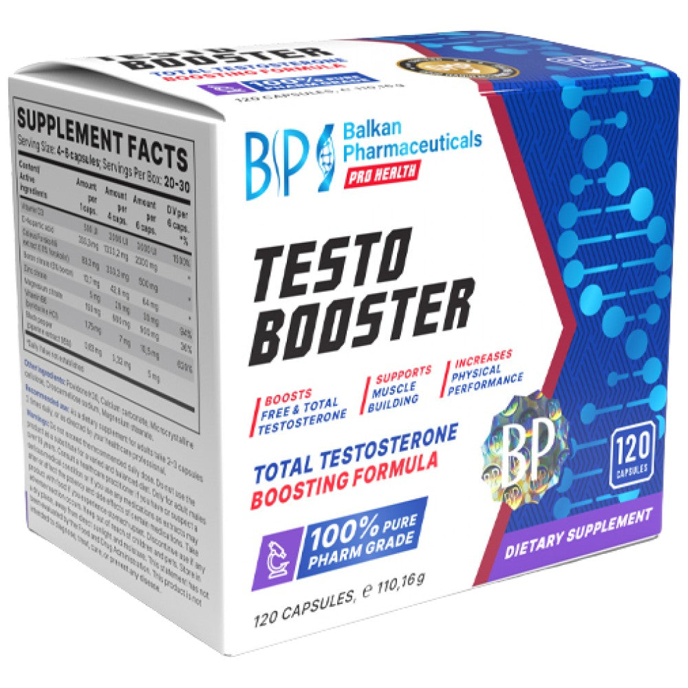 Testo Booster - 120 капсули