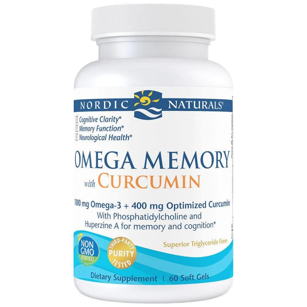 Omega Memory cu Curcumină - 60 capsule de gel