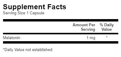 Melatonin 1 mg - 120 капсули