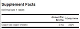Copper 2 mg - 300 Таблетки