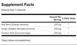 Full Spectrum Turmeric, Acai & Ginger - 60 капсули