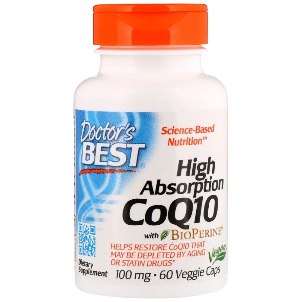 BEST CoQ10 with Bioperine 100 mg - 60 капсули