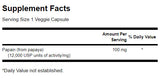 Papain Papaya Enzyme 100 mg - 90 капсули