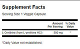 L-Ornithine 500 mg - 60 капсули