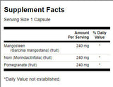 Super Fruit Complex | Mangosteen, Pomegranate, Noni - 90 капсули