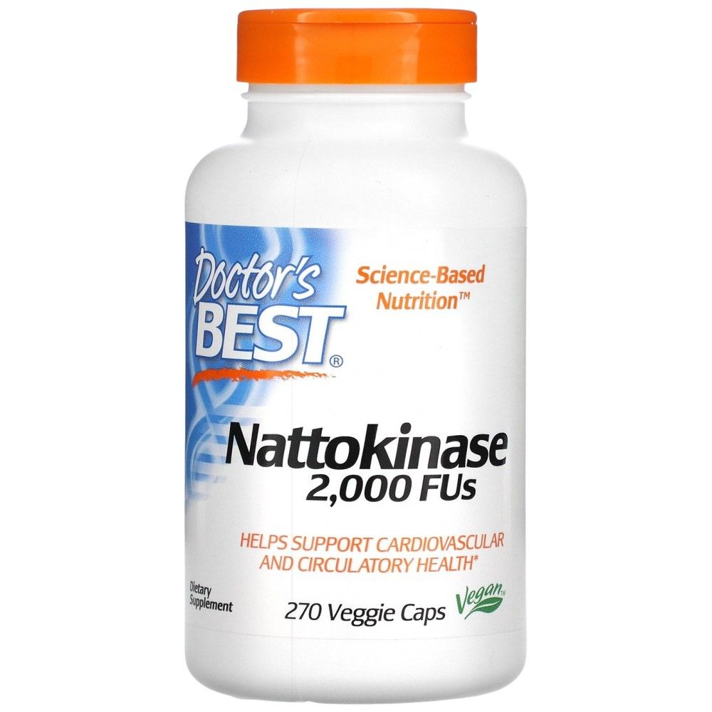 BEST Nattokinase 2,000 FUs - 270 капсули