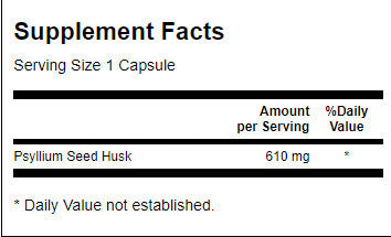 Psyllium Husks 610 mg - 300 капсули