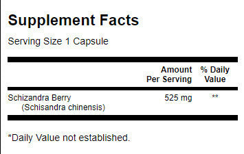 Schizandra Berries 525 mg - 90 капсули