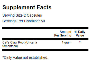 Cat's Claw 500 mg - 100 капсули