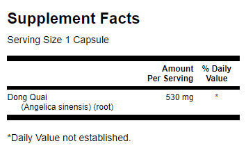 Dong Quai Root 530 mg - 100 капсули