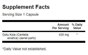 Gotu Kola 435 mg - 60 капсули