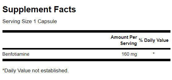 Benfotiamine 160 mg - 60 капсули
