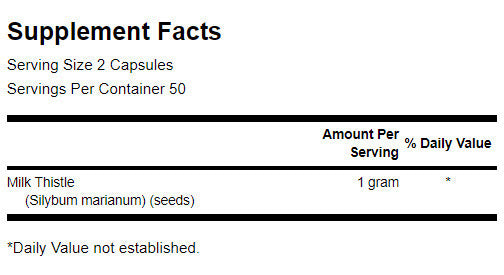 Milk Thistle 500 mg - 100 капсули