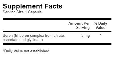 Triple Boron Complex 3 mg - 250 капсули