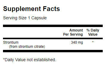 Strontium Citrate 340 mg - 60 капсули