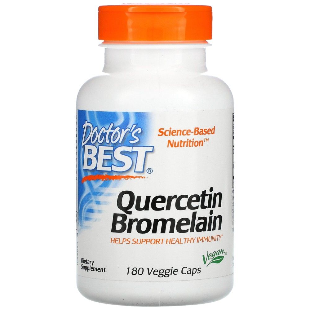 BEST Quercetin Bromelain - 180 капсули