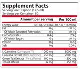 Pure Nutrition - CARNI MAX LIQUID with GUARANA and GREEN TEA - 1000 МЛ