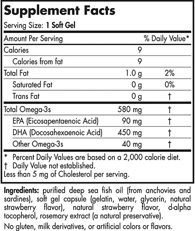 Καθημερινά DHA 580 mg - 30 κάψουλες Gel