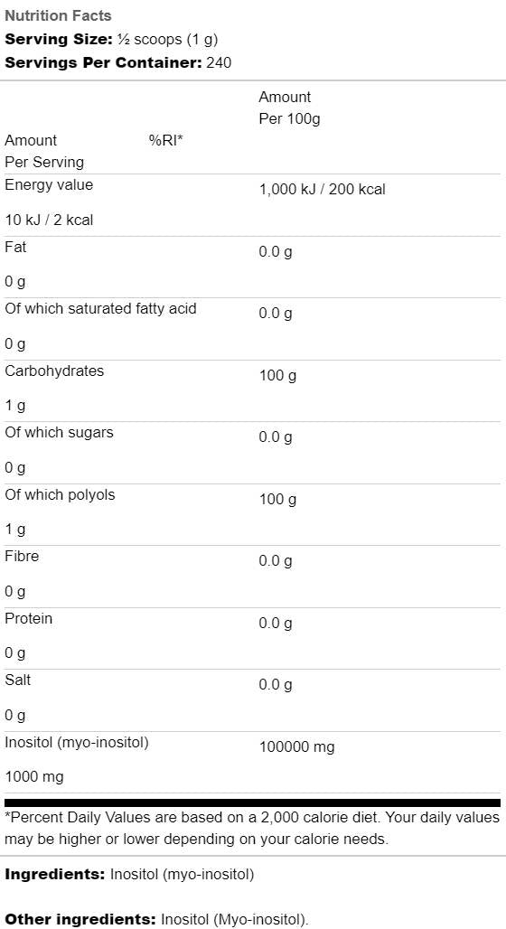 Inositol Powder - 240 грама