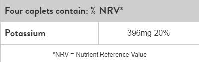 Potassium 396 mg - 120 Таблетки