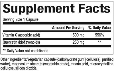 Vitamina C Extra + Quercetin 250 mg - 60 capsule